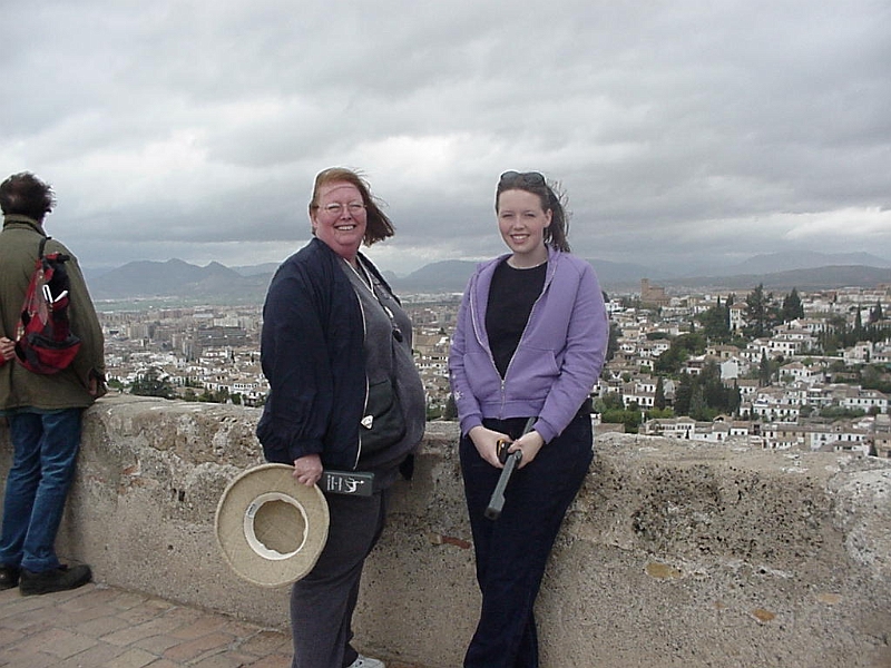 Mother And Elizabeth At The Alhambra 2.jpg